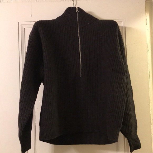 Everlane Felted Merino Half-zip Sweater - Picture 5 of 7